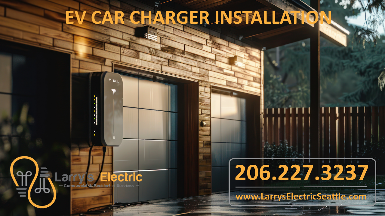 Larrys_Electric_Electrician_Georgetown_Seattle_Tesla_EV_Car_Charger_Installation Georgetown, Seattle Electrician, EV Charger Installation and Electrical Wiring