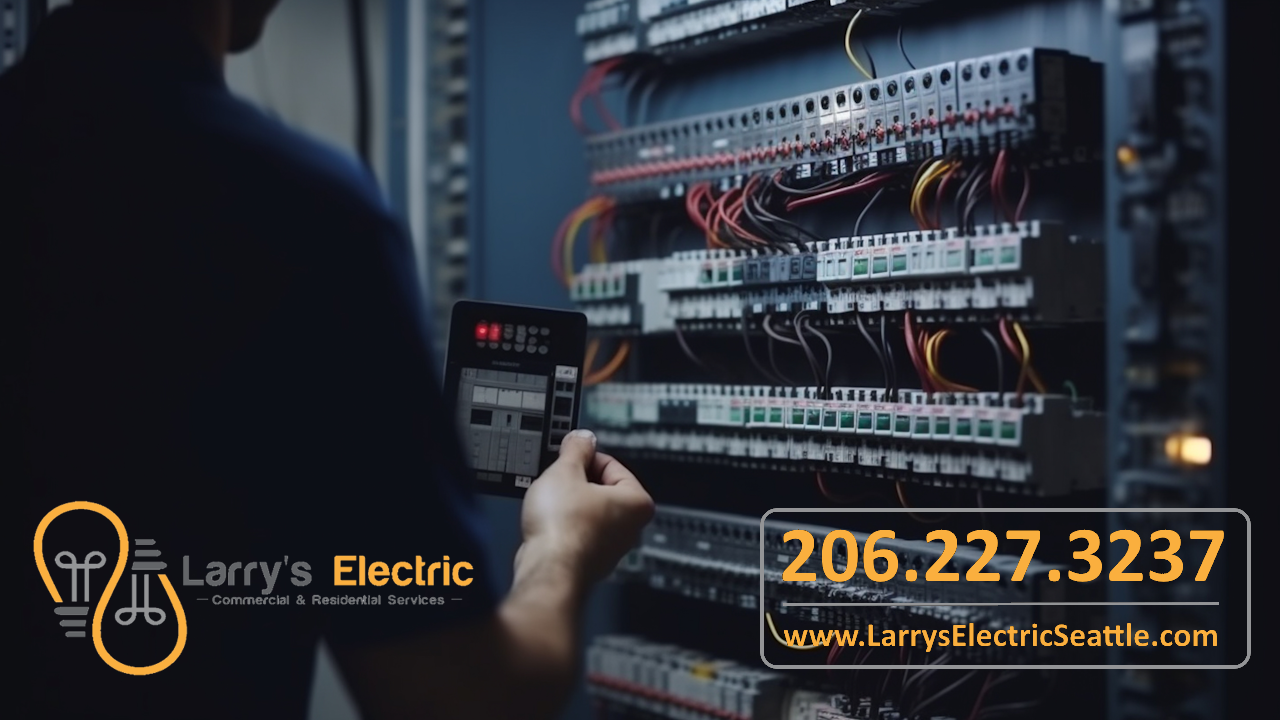 Larrys_Electric_Georgetown_Seattle_Electrician_Services_Electrical_Contractor_19 Georgetown, Seattle, Washington Electrical Contractor Mercer Island Electrician Connecting Electrical Panel Wiring