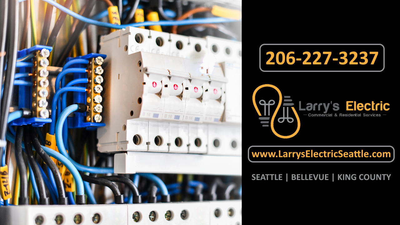 Larrys_Electric_Georgetown_Seattle_Electrician_Services_Electrical_Contractor_3 Georgetown Electrician Working on an Electrical Panel Wiring Job